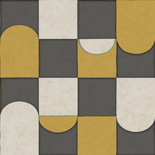 papel de parede affinity af24551 Modern living room with grey tiles, seamless design, luxurious interior background.