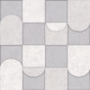 papel de parede affinity af24553 Modern living room with white tiles, seamless design, luxurious interior background.