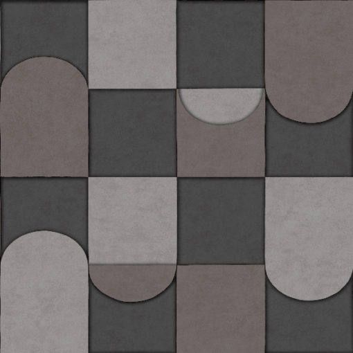 papel de parede affinity af24554 Modern living room with white tiles, seamless design, luxurious interior background.