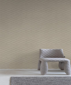papel de parede affinity af24560 Modern living room with white tiles, seamless design, luxurious interior background.